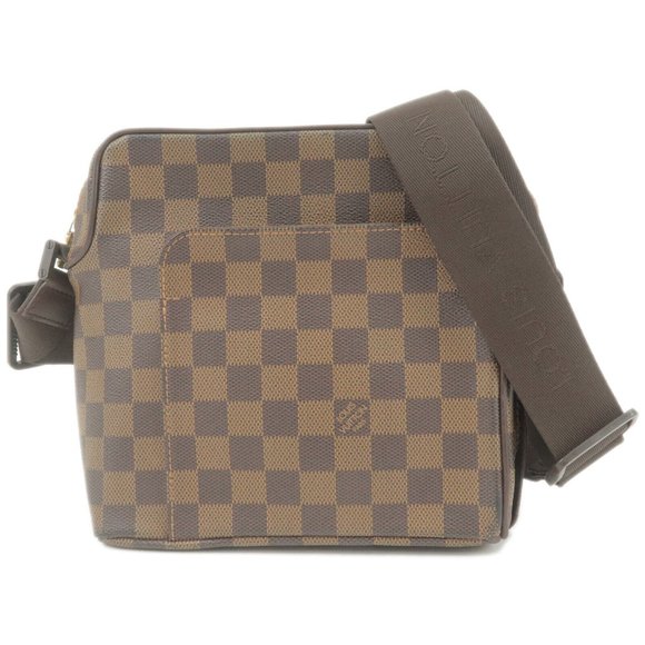 Olaf PM Damier Ebene Crossbody Bag - Picture 1 of 11